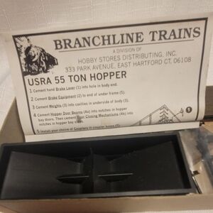 USRA 55 Ton Hopper Model Kit - Black